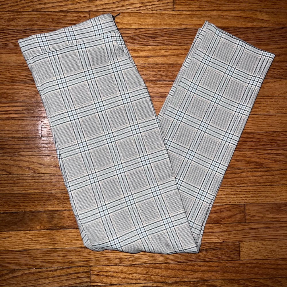 Medium Plaid Zara Work Pants